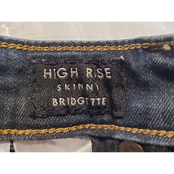 Lucky Brand Jeans Womens Size 2/26R High Rise Skinny Bridgette Raw Hem - Picture 13 of 13